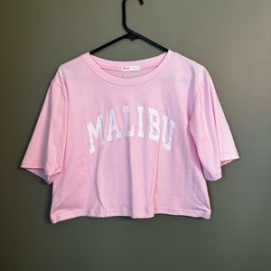 Malibu Pink Crop Top